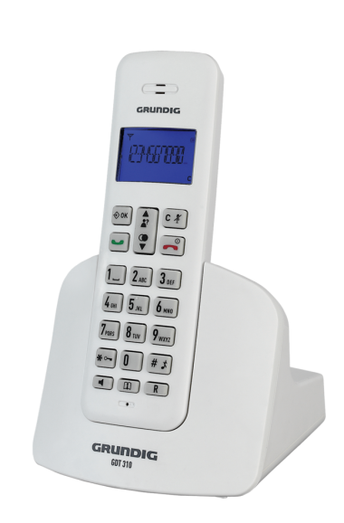 Grundig GDT 310 Beyaz Telsiz Telefon