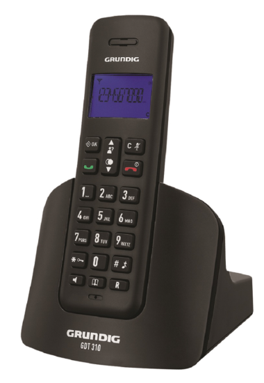 Grundig GDT 310 Siyah Telsiz Telefon