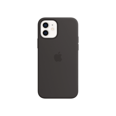 iPhone 12/12 Pro Silikon Kılıf Siyah