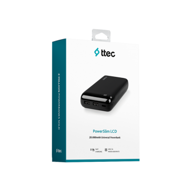 Ttec 2BB184S PowerSlim 20.000 Powerbank