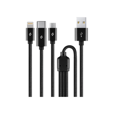 ttec Trio Type-C,Lightning,MicroUSB Kab. 