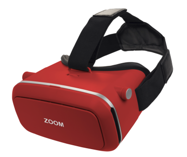 ZOOM Virtual Reality Headset Kırmızı Giyilebilir Teknoloji